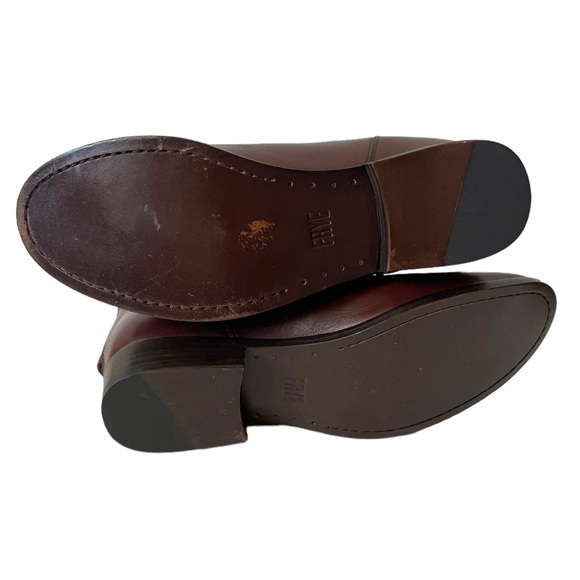 NEW Frye Melissa button leather zip ankle boot size 6.5 - Picture 10 of 11